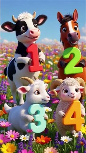 animals holding numbers #children #trending #animalscute #cute #counting