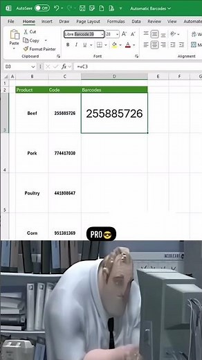How to use barcode in excel | 📊