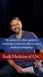 After an aortic dissection threatened his life, and then his legs, Eli Newell's recovery led him back to exercise. Read Eli's story in USC Health. https://bit.ly/4hplySm | Keck Medicine of USC