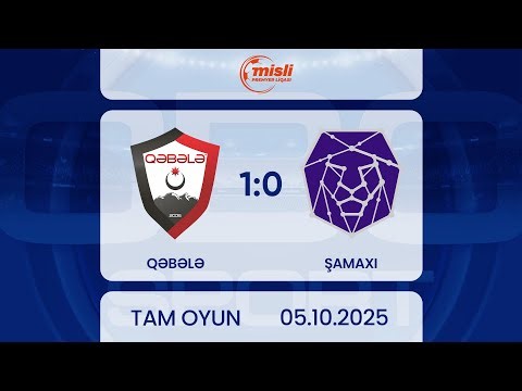 Qəbələ 0:1 Şamaxı | Misli Premyer Liqası, 7-ci tur | TAM OYUN