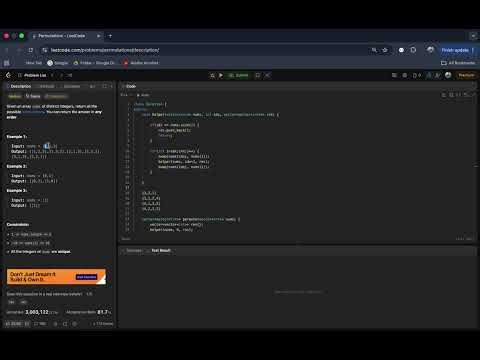 Permutations Problem solution