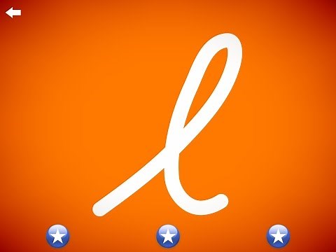 The letter l - Learn the Alphabet and Cursive Writing!
