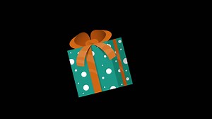 Gift Box Illustration | Free Stock Video Footage
