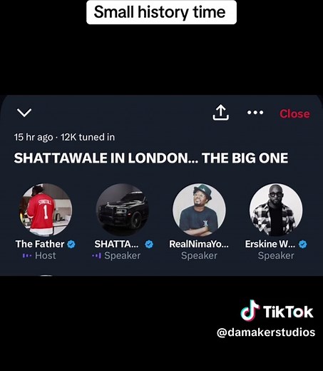 Small history time with the King 👑 @Shatta wale ❤️ #shattawale #shattawaleinlondon #shattawaleking #shattamovement #❤️#dancehall
