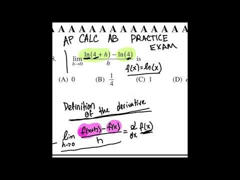 AP CALC AB PRACTICE PROBLEM 2
