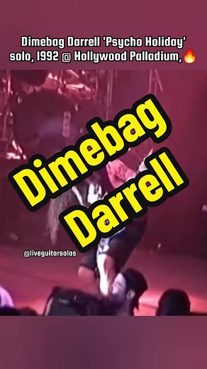 Dimebag Darrell 'Psycho Holiday' Solo 1992 Hollywood Palladium