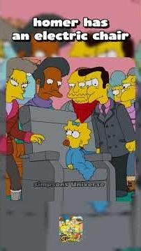 homer spend everyone on Springfields money to buy an electric chair #thesimpsons #simpsons #shorts