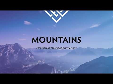 Mountains - Powerpoint Presentation Template