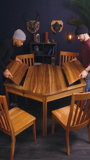 The ultimate table in versatility and innovation: Modular Gaming Table🔥! With customizable features and modular dimensions, easily switch from game night to family dining. Get your dream Modular Gaming Table NOW! 🙌 | Wyrmwood