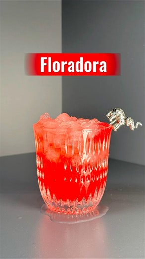 Floradora ❤️(a cute but strong cocktail) Recipe in the comments #homemixology