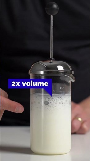 How To Froth Milk with French Press (for tasty home cappuccino)