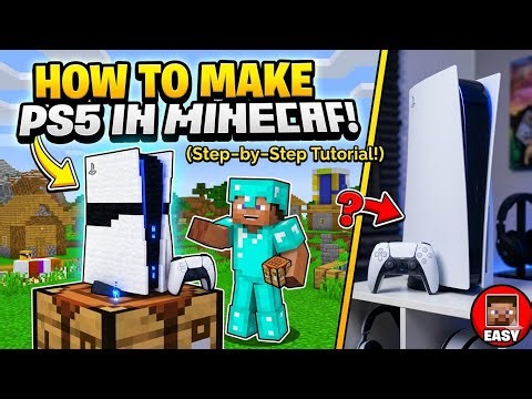 I BUILT A PS5 IN MINECRAFT IN 100 SECONDS! 😱 (BUILD HACK)