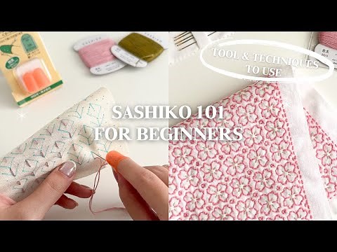 Sashiko for Beginners: Tools You Need + How to Stitch a Pattern | da-Mira