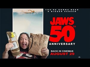 An awesome custom made Jaws 50th Anniversary item and 2 T Shirts 🦈
