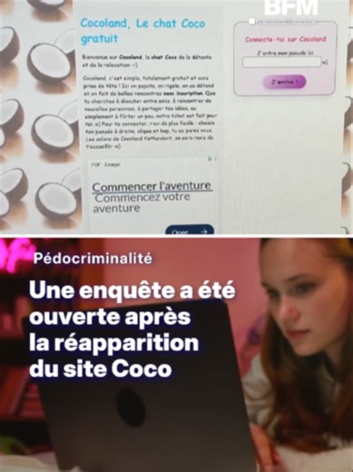 Une enquête a été ouverte par le parquet de Paris à la suite de la réouverture du site Coco, fermé en 2024 après des accusations liées à des crimes sexuels. #sinformersurtiktok #coco #chat #tchat