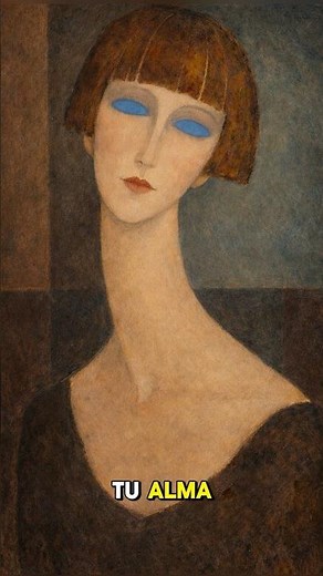 The painter who didn't paint eyes 👀🎨 | Fun fact about Modigliani #funfacts #art