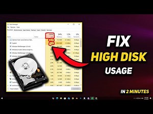 100% DISK USAGE Windows 10 / 11 FIX [SOLVED]