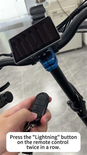 GLEERIDE H5 Escoter remote control unlocking steps tutorial.--GleeRide #gleeride #automobile