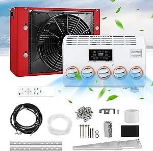 12V Air Conditioners, Electric Truck Air Conditioner for RVs, Trucks, Construction Vehicles, Forklifts, Cranes (12v)