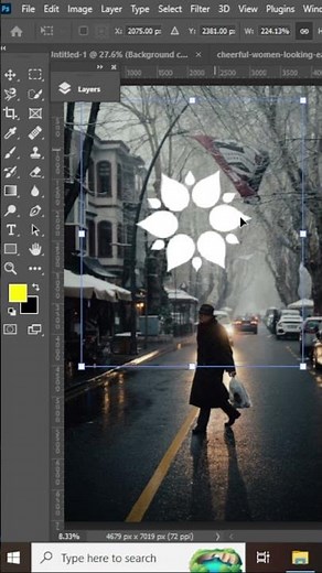 Convert Logos to White or Black in Photoshop – Invert & Blending Mode Tricks!#shortsviral
