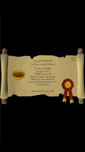 Recipe For Disaster: Evil Dave (OSRS) [Emi Short Quest Reviews]