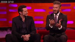 David Beckham: footballer turned referee. Hugh Jackman: actor turned chat-show host. Only on The Graham Norton Show | BBC One