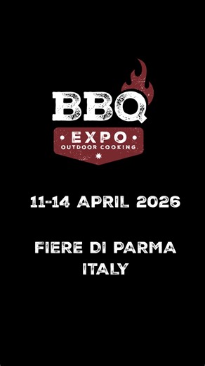 31K views · 52 reactions | BBQ Expo 2026 is the meeting place in Italy for companies, manufacturers and professionals in the barbecue and outdoor cooking sector from all over Europe.  Book your stand, connect with qualified operators and give your brand visibility in an international setting.  Click the link, fill in the form and become a star of the world of BBQ! Fiere di Parma, Italy  11 - 14 April 2026 | BBQ Expo | Facebook