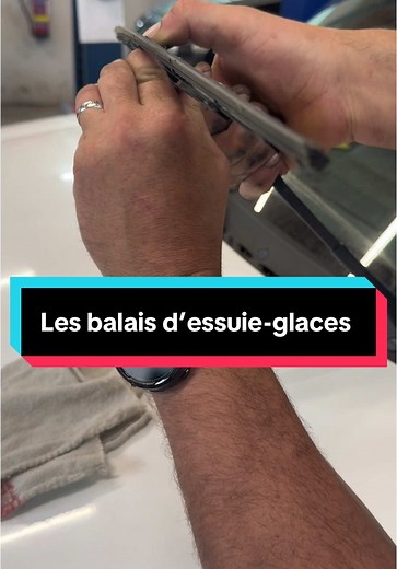 Tuto pour le remplacement des balais d'essuie-glaces