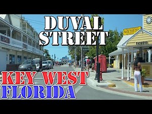 Duval Street - Key West - Florida - 4K Street Drive