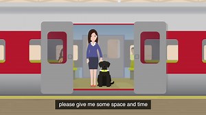 14K views · 371 reactions | Seen a guide dog and their owner on the train or bus? Be kind and give them some time and space. . [AD version: https://bit.ly/2LxvFZA] | Guide Dogs UK | Facebook
