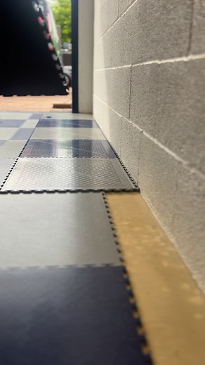 Measure twice cut once 🔨🏁 Modular garage floor tiles available in 15 colour options | Garage Style Ltd