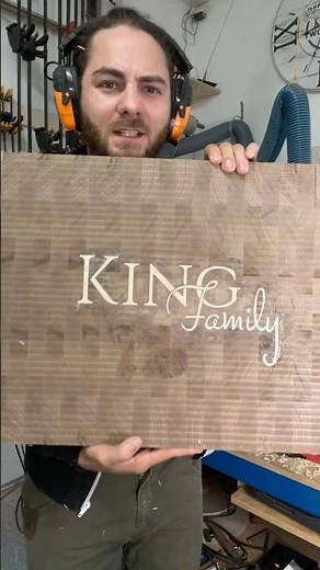 Custom name boards for a home builder #woodworking #cuttingboards