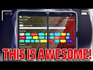 MICROSOFT SURFACE DUO AIO LAUNCHER REVIEW! THIS LAUNCHER IS AWESOME!