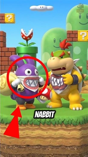 Por qué NABBIT y BOWSER JR tienen la MISMA MÁSCARA😳 #mariobros #bowser
