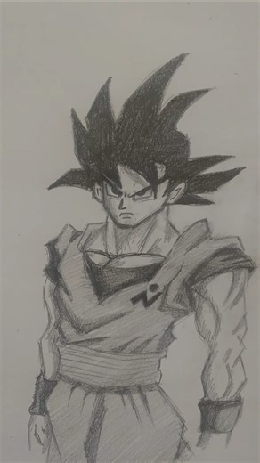 Goku sketch (Dragon ball)🐉||#youtubeshorts #shorts #shortvideo #anime #dragonball #goku
