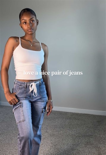 Cute Blue Denim Jeans for Sale