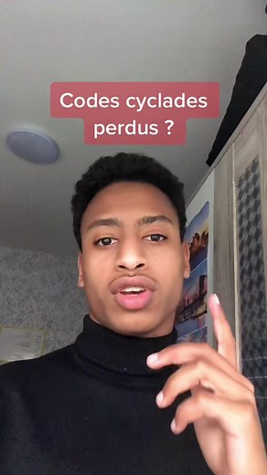 Récupérer votre code Cyclades après la perte