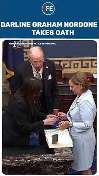 Darline Graham Nordone Takes Oath As Senator, Replacing Her Brother | #shorts