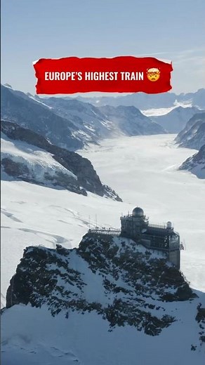 We went to Europe’s Highest Train Station ☃️ #switzerland #zurich #travel