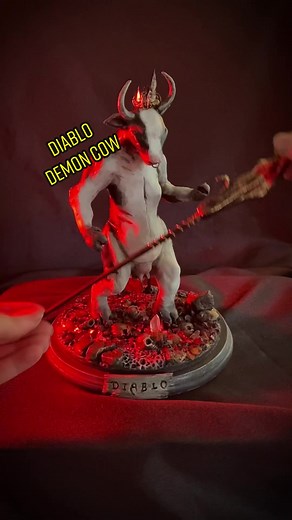Diablo 2 Cow Level Sculpture - Myth vs Reality