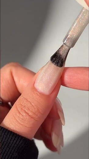 Milky White Nail Paint Tutorial | Soft Glossy Nails at Home