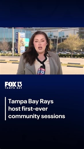 People can weigh in on the future of the Tampa Bay Rays at the team's first community meeting on tonight. FOX 13's Heather Healy reports. MORE BELOW 🔗⤵️ | FOX 13 News - Tampa Bay