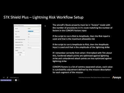 Ansys STK Shield Plus: Lightning Risk Analysis