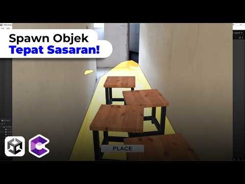Cara Presisi Spawn Objek AR di Tengah Layar dengan Tombol UI (2026) | Part 4