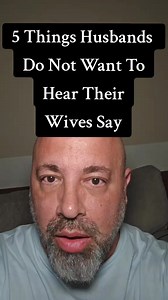 2.3M views · 31K reactions | 5 Things Husbands Do Not Want To Hear Their Wives Say . . . . #funny #marriage #comedy #fbreels #relatable #humor #marriedlife #couple #jokes #danregancomedy #sarcasm #couples #comedian | Dan Regan Comedy | Facebook