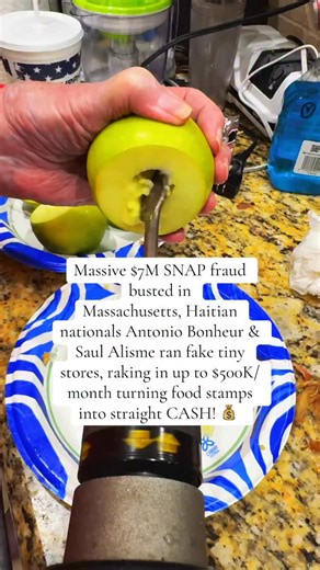 2K views · 768 reactions | Massive $7M SNAP fraud busted in Massachusetts, Haitian nationals Antonio Bonheur & Saul Alisme ran fake tiny stores, raking in up to $500K/month turning food stamps into straight CASH! #news #insta #trump #meta #usa | William C Ellis | Facebook