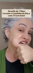 1.4M views · 42K reactions | O cantinho da sua boca está caindo com o tempo?  Lancei um desafio de 7 dias com 2 exercícios poderosos para levantar essa região e suavizar as ruguinhas que tanto incomodam. Você só precisa de poucos minutinhos por dia e constância! Vem comigo nesse desafio e veja os resultados surpreendentes!  #CantinhoDaBoca #Desafio7Dias #ExercícioFacial #BelezaNatural #RugasFaciais #DadeteNatureba #AutoCuidadoMadura | Dadete Natureba | Facebook
