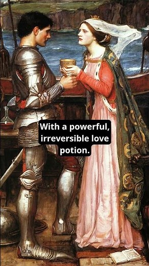 Tristan and Isolde with the Potion by John William Waterhouse