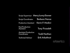 Crossing Jordan Closing Credits (March 4, 2002)