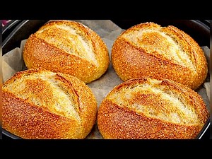 🔥 Only 3 cups of flour! The simplest bread in the air fryer for every day! #AirFryer